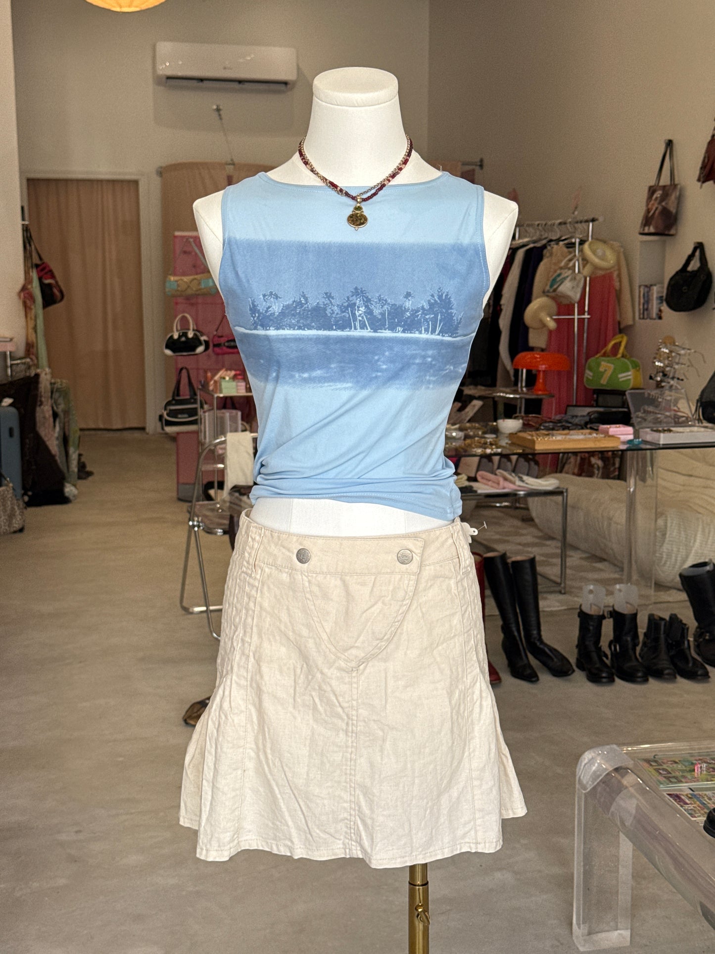 CorCaRoli cream skirt