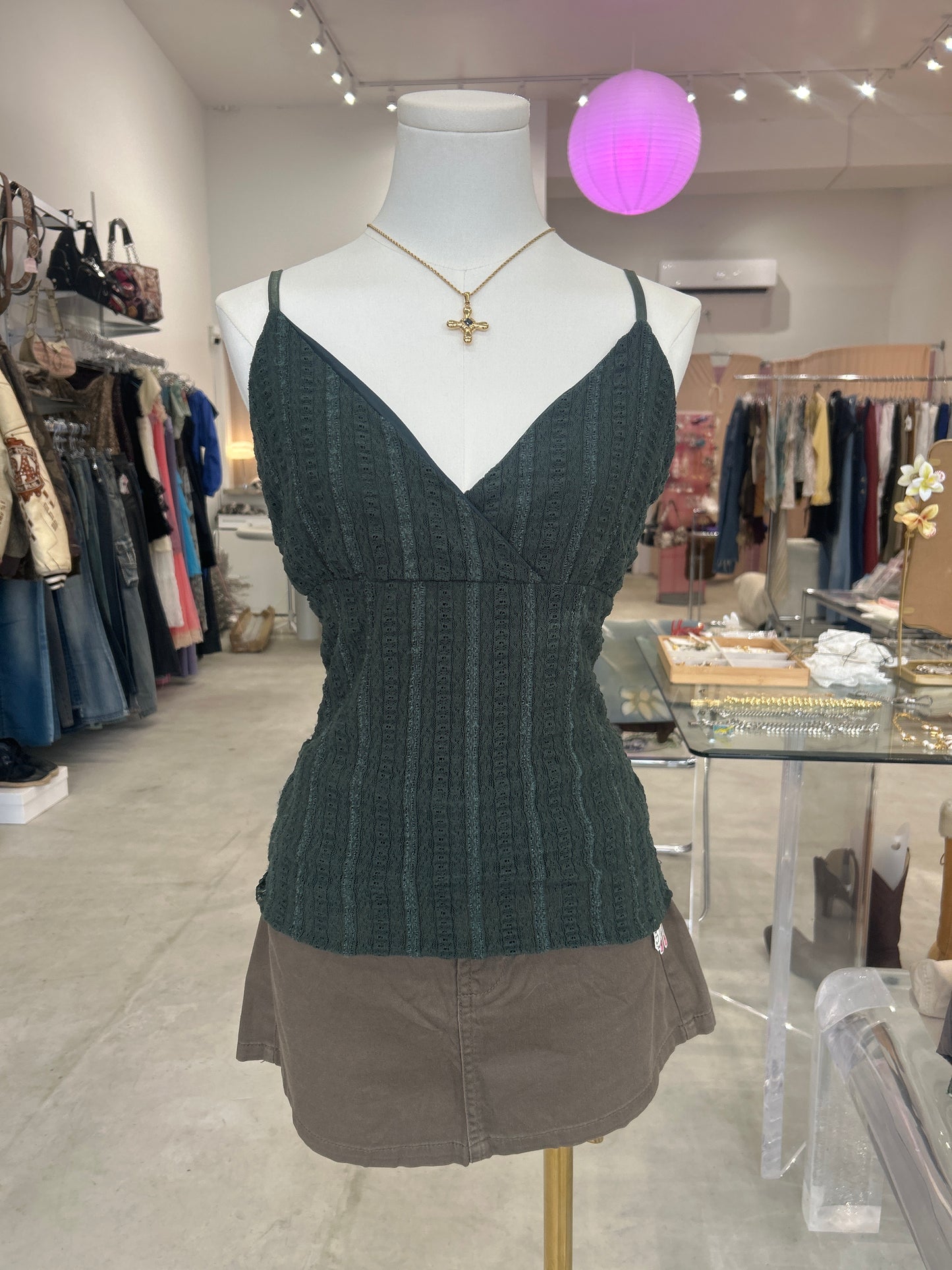 Cropp Green Cami