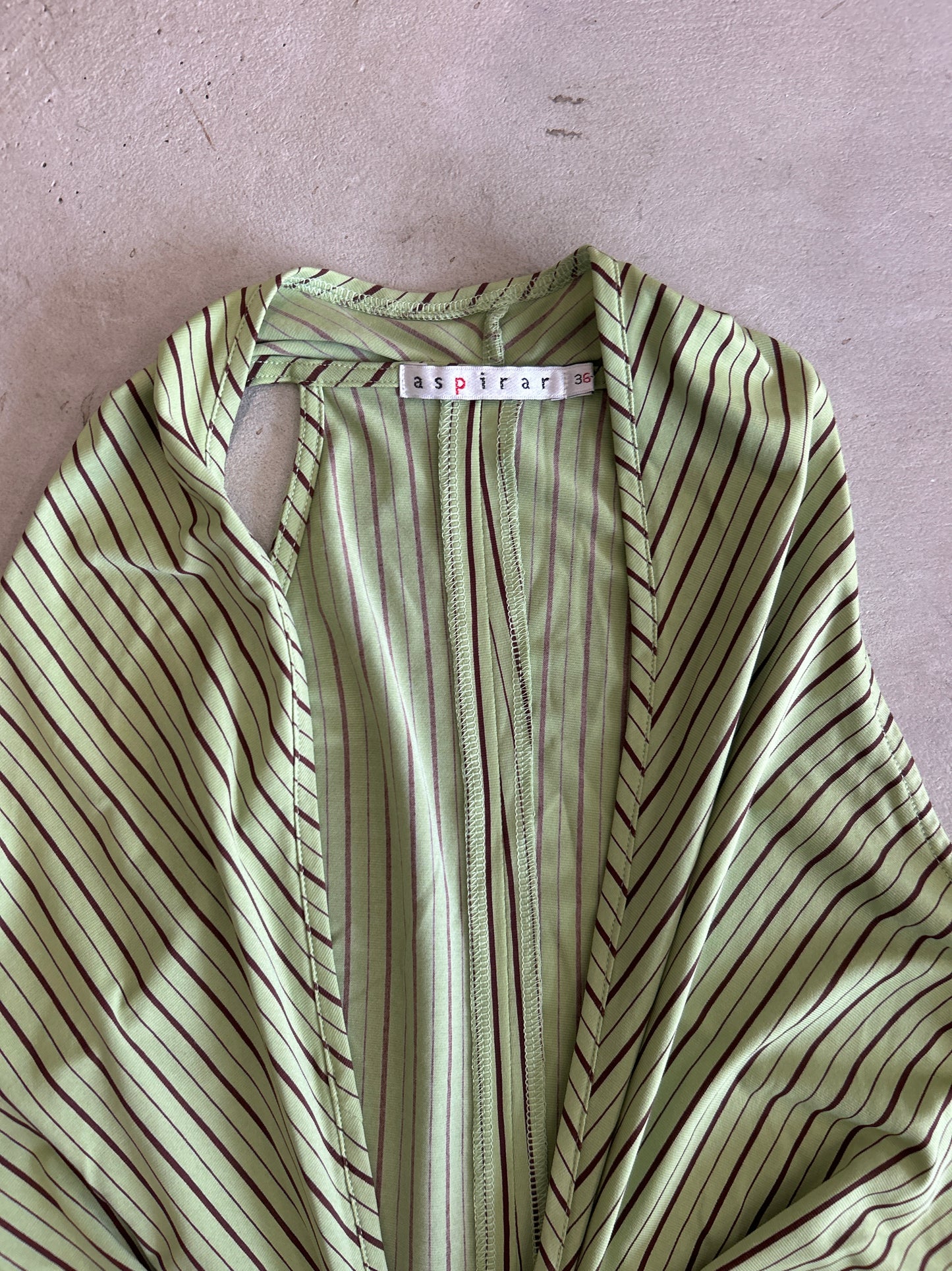 Aspirar green striped low v tank