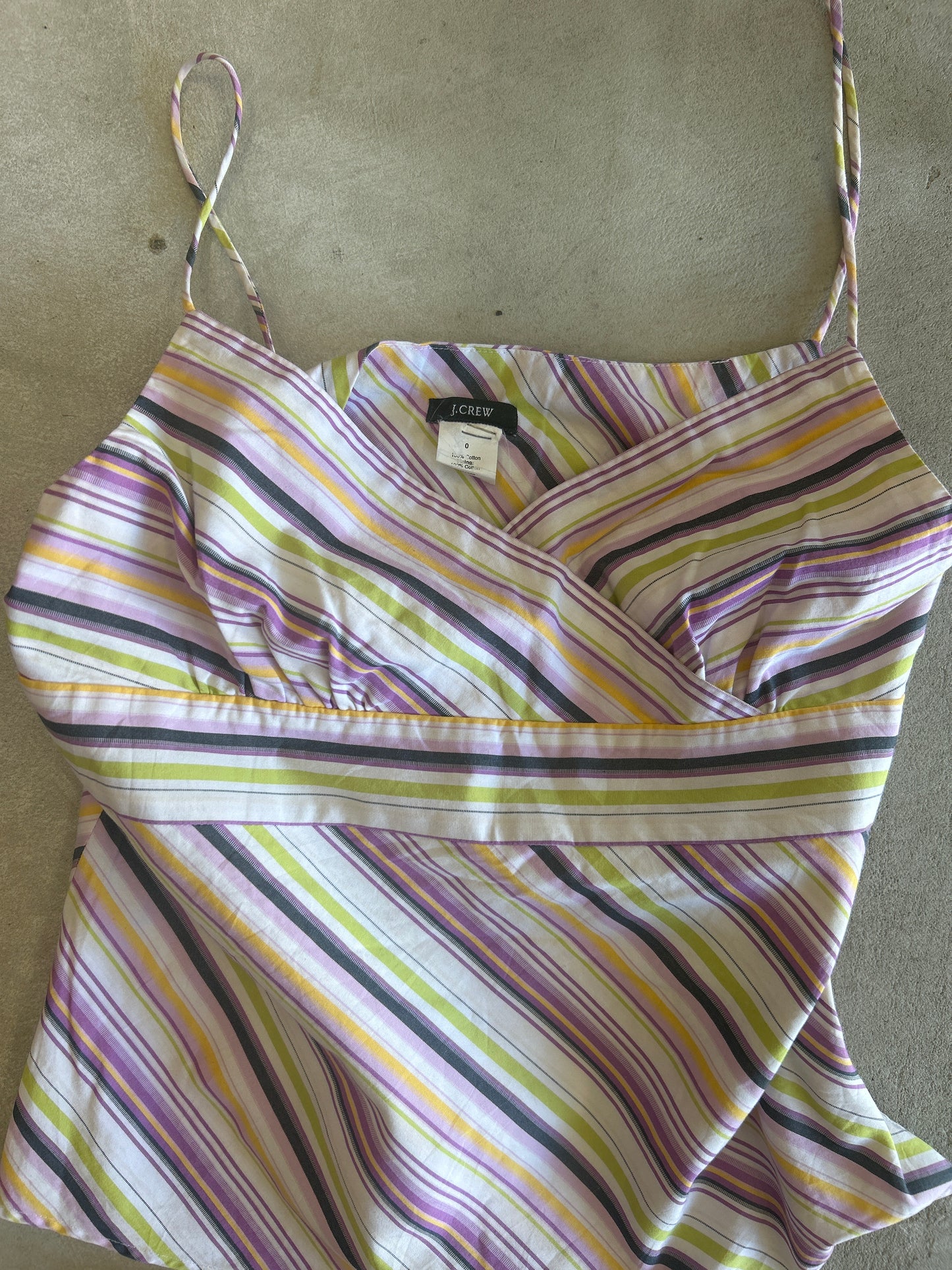 J. Crew Striped Cami Top