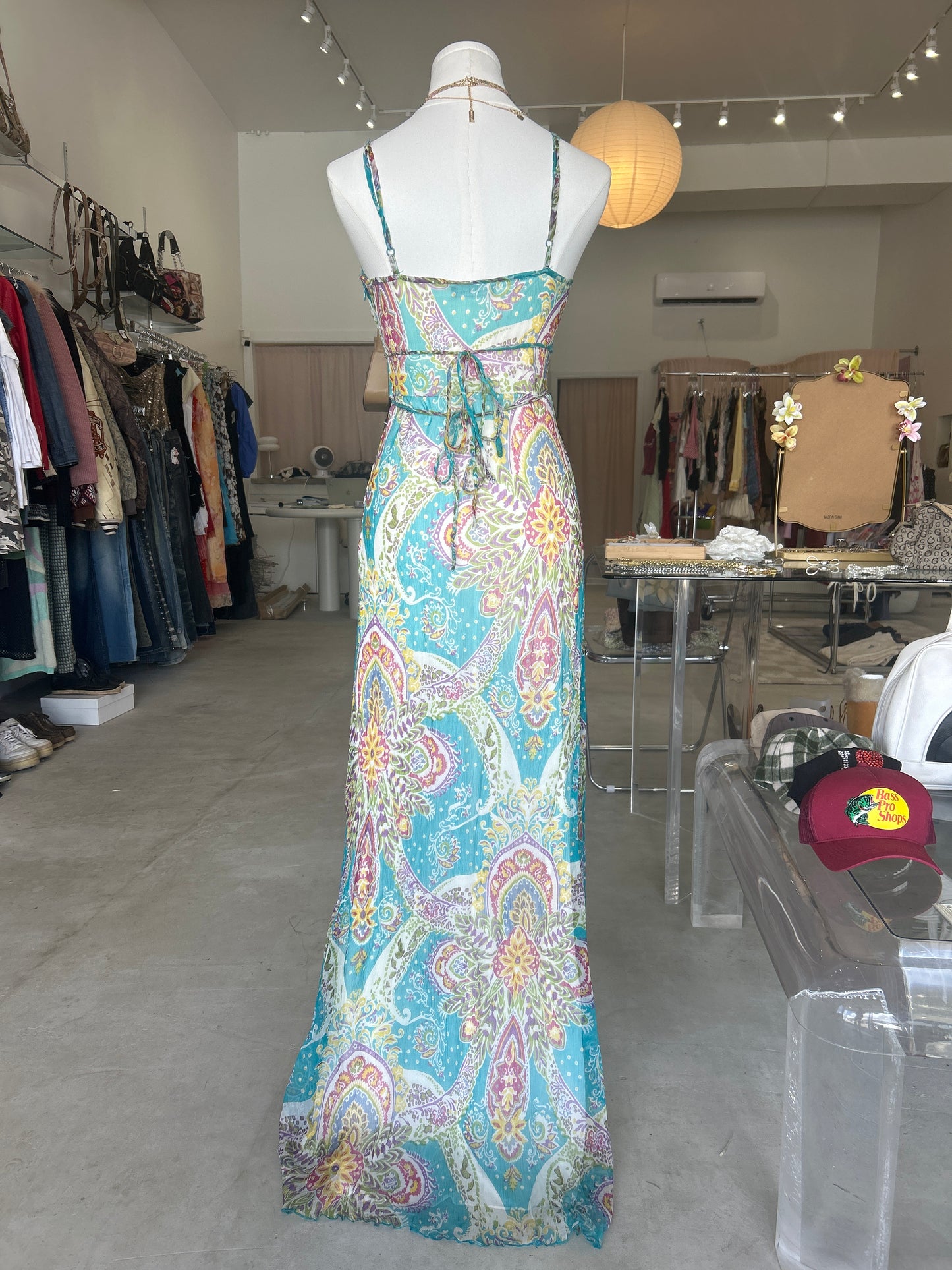 Jane Norman Paisley Maxi Dress
