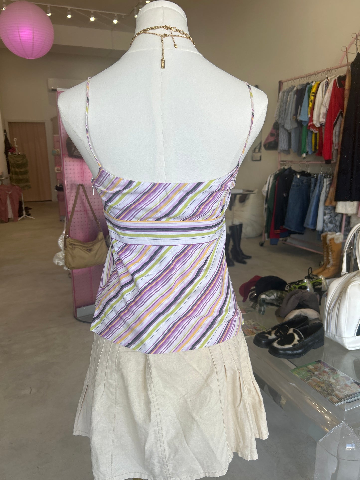 J. Crew Striped Cami Top