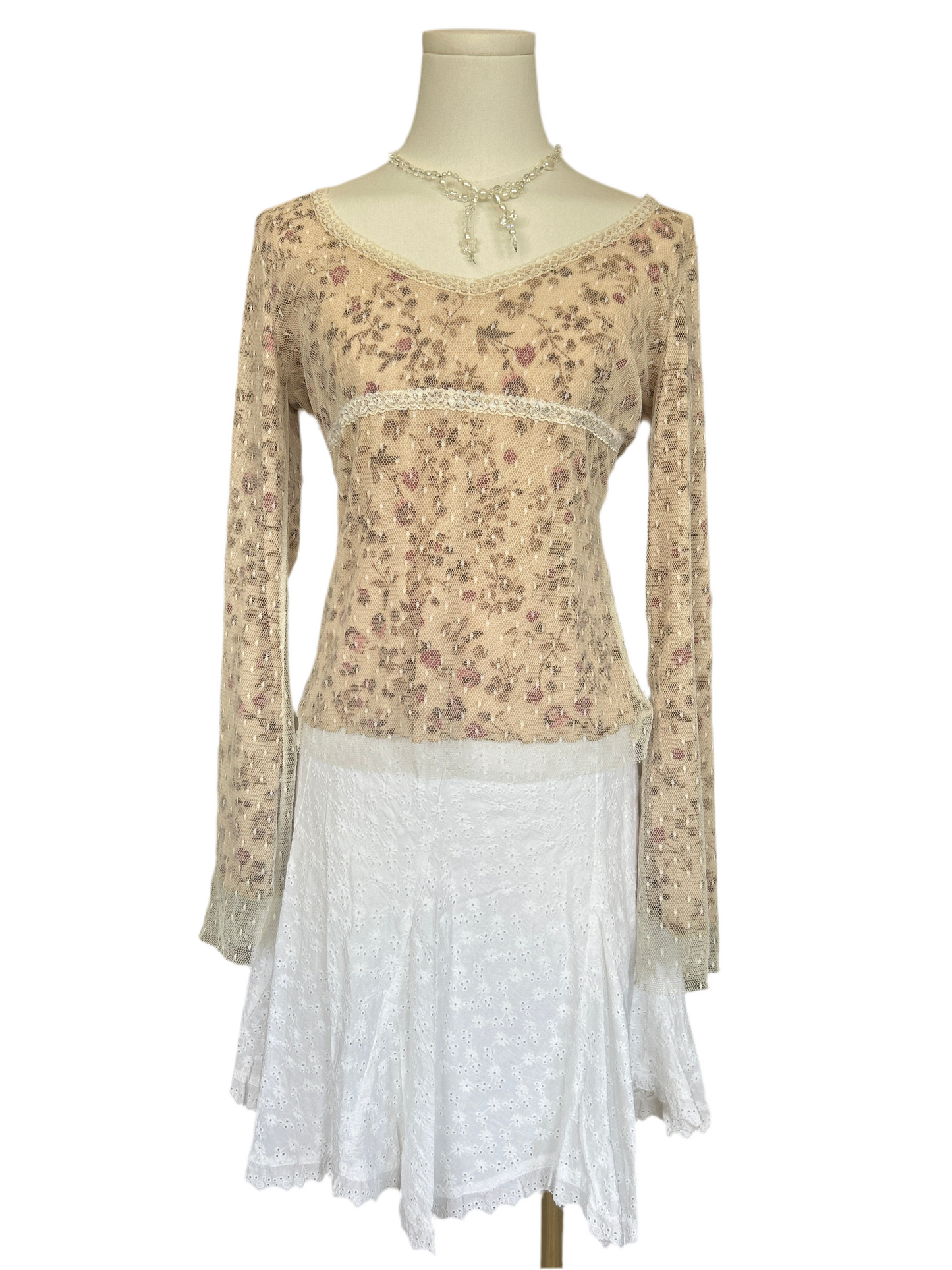 Oltre Floral Lace Longsleeve