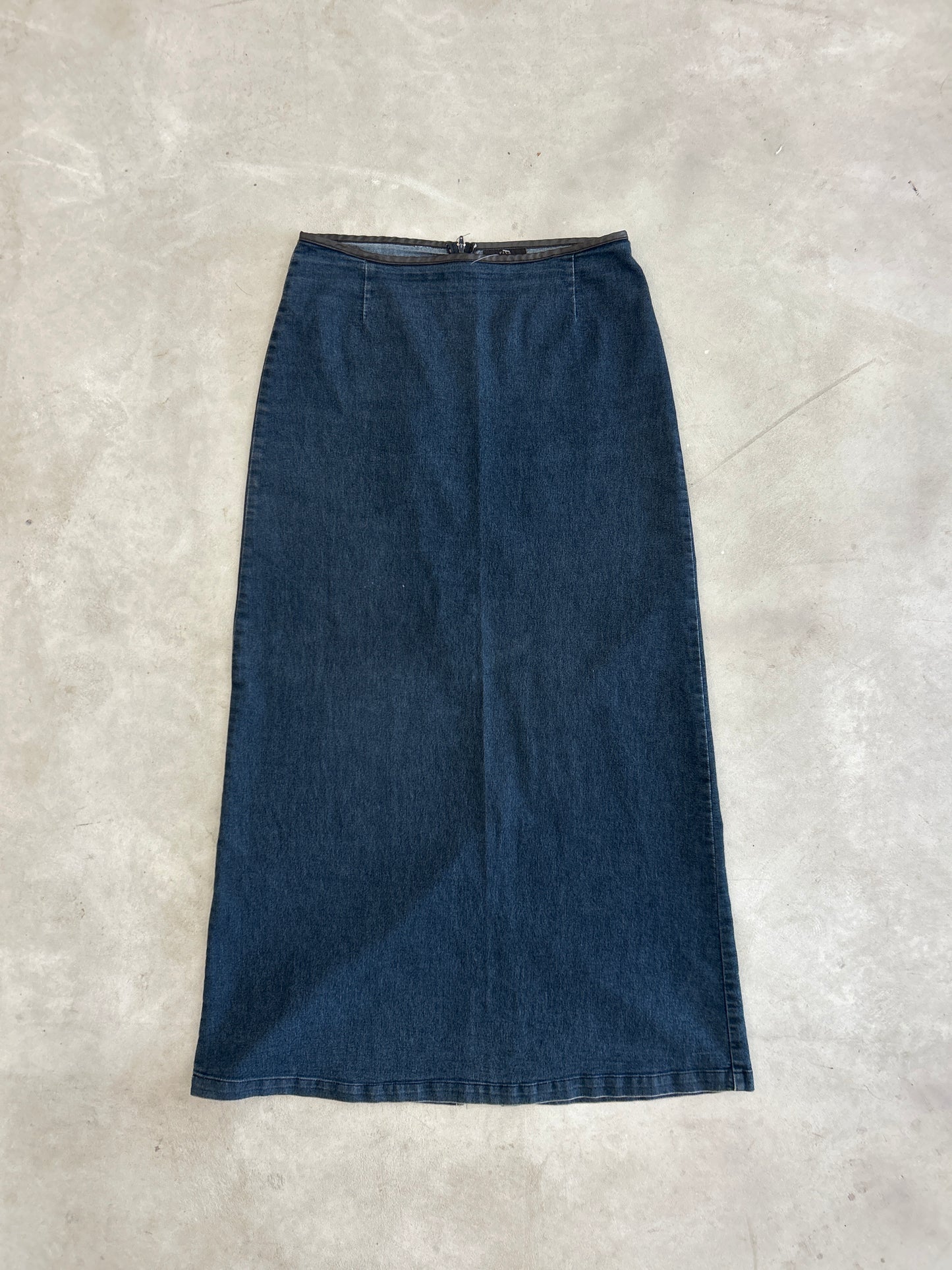 Vila denim maxi skirt