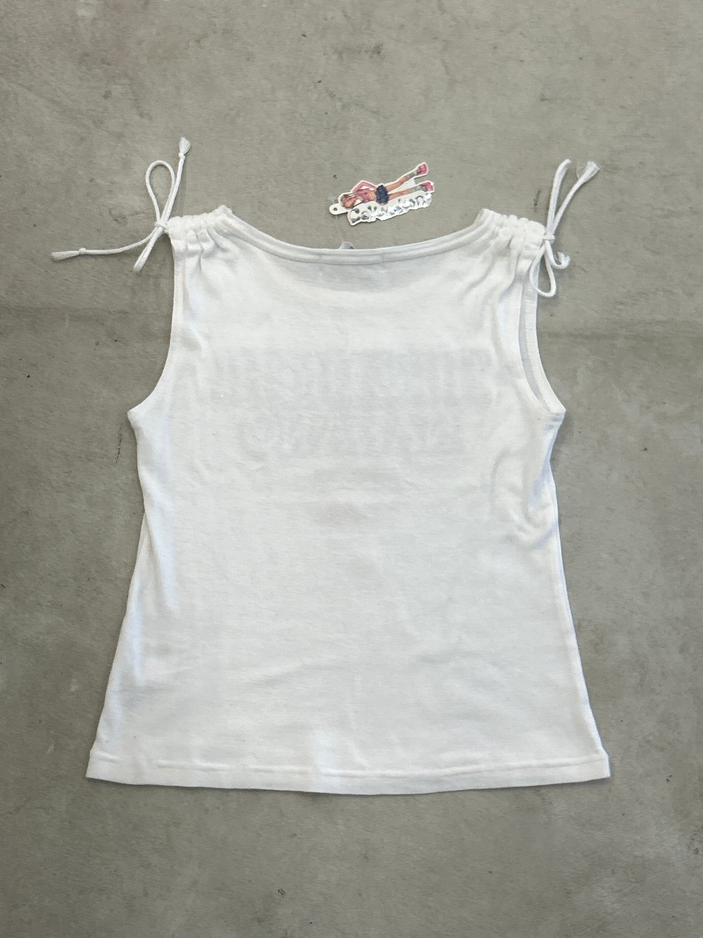 White Hiromichi Nakano 7 White Tank Top