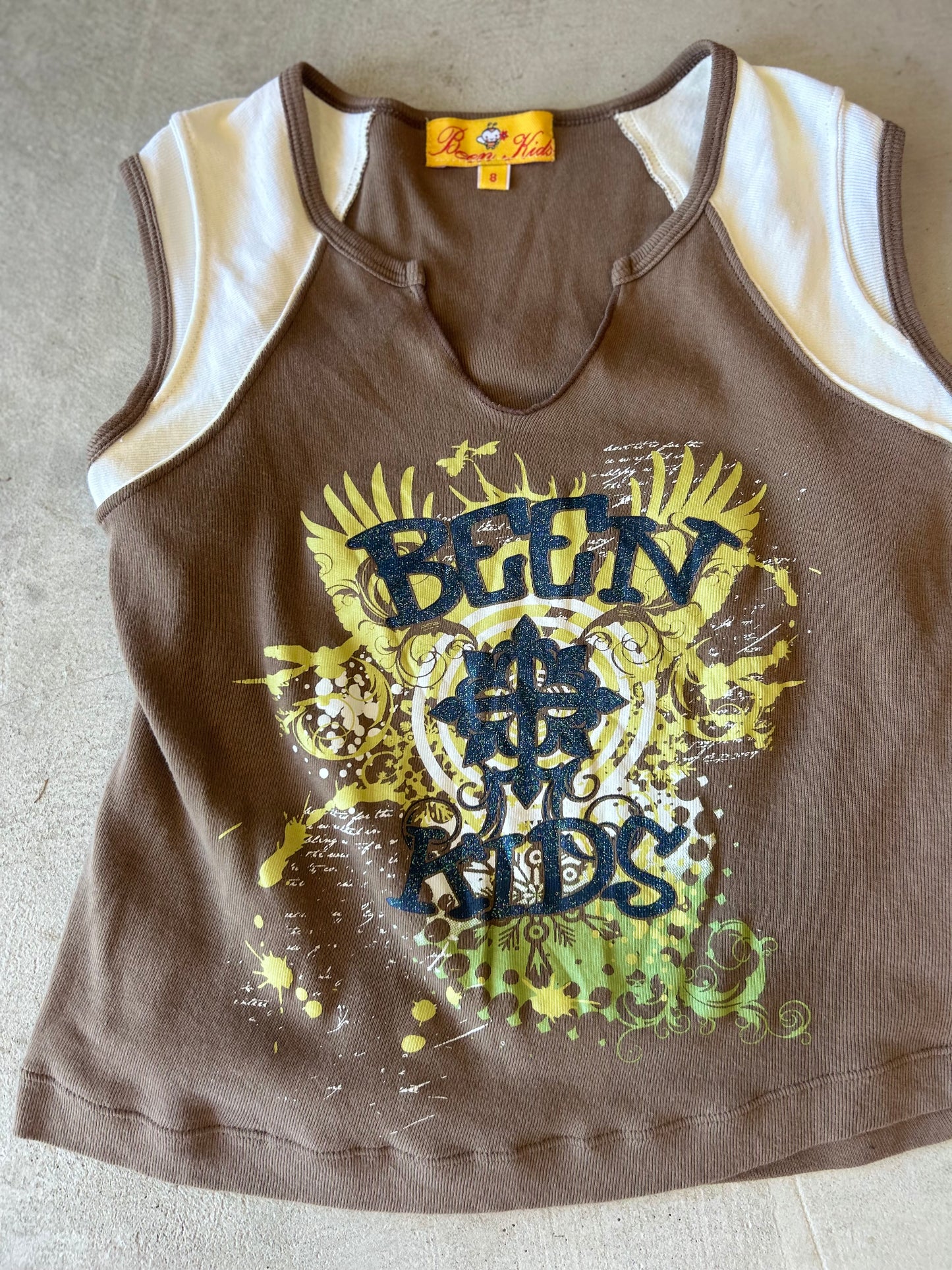 Been Kids Brown Logo Tank