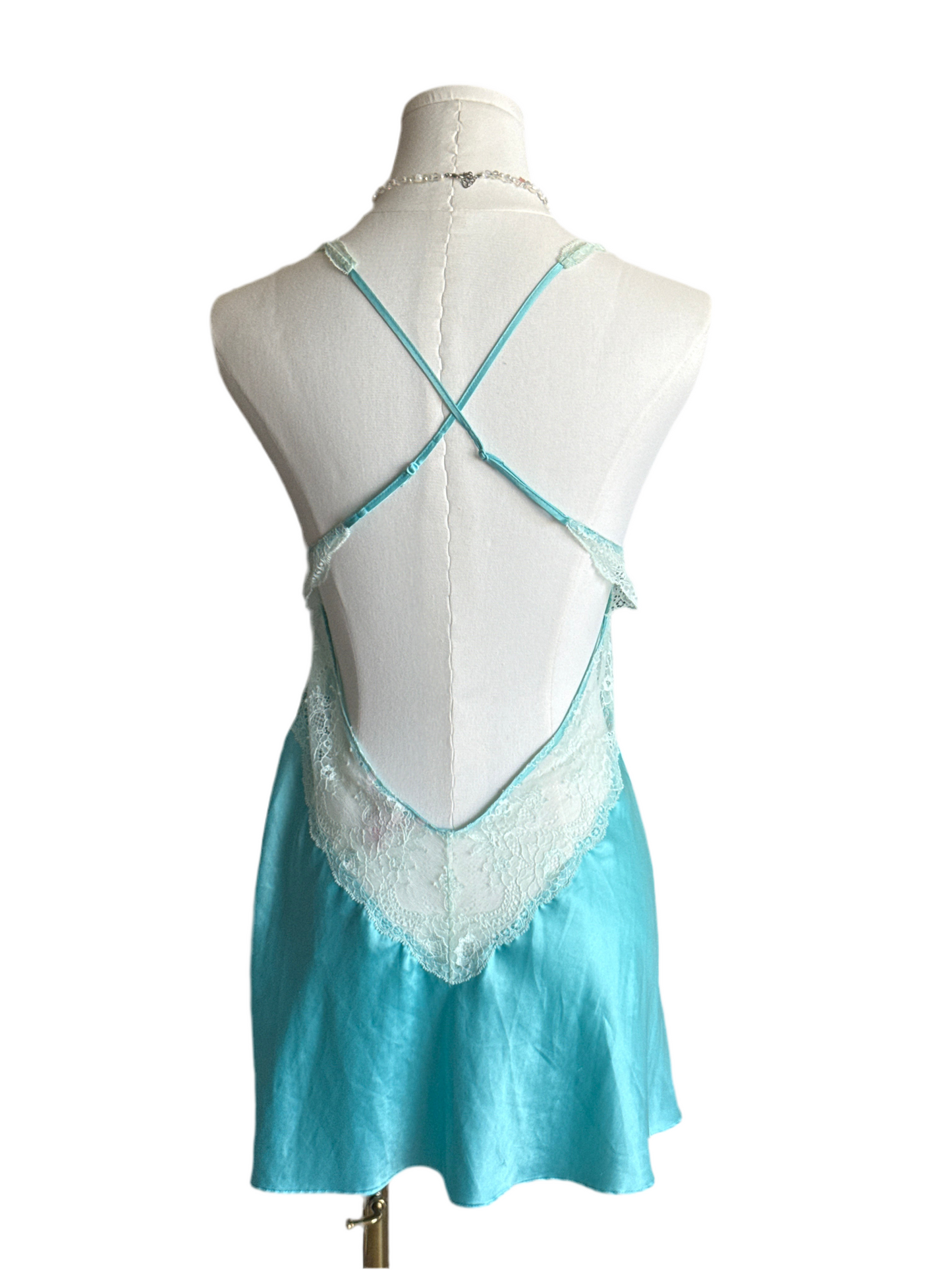 aquamarine victoria secret slip