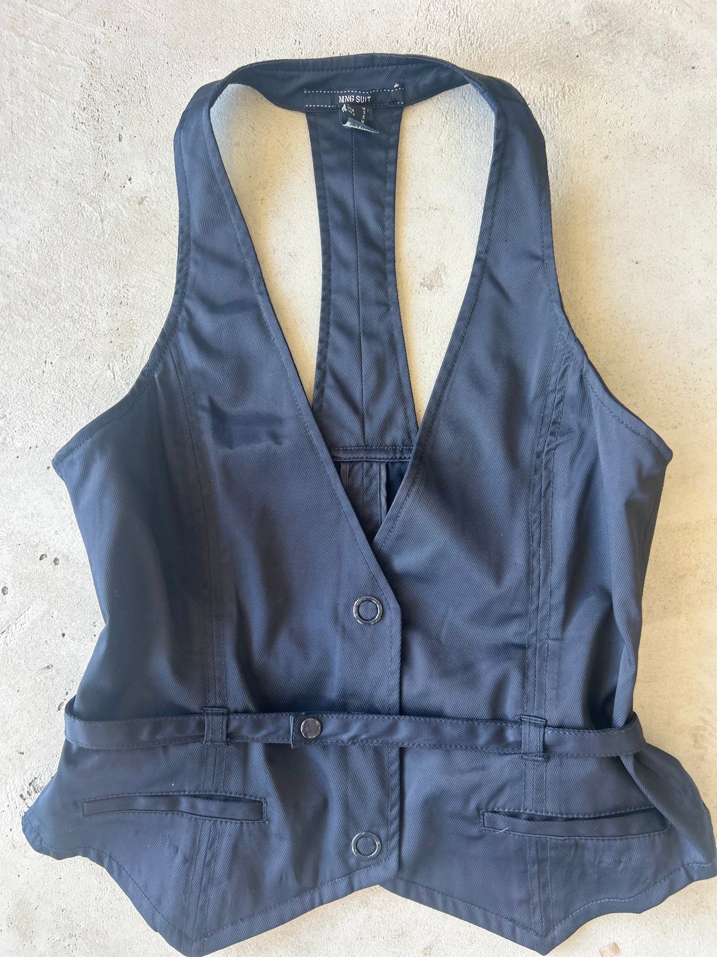 Ming Suit Black Vest