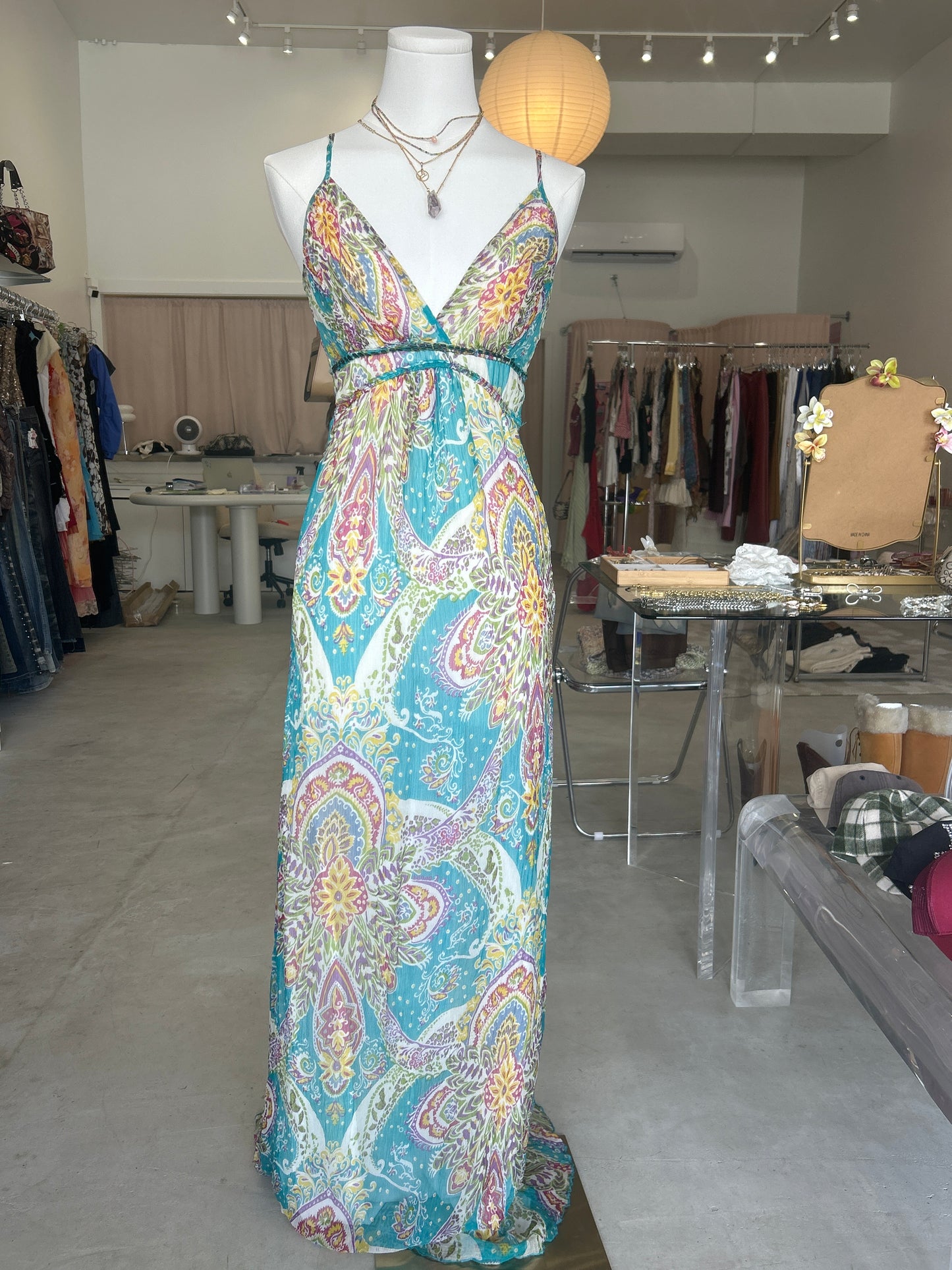 Jane Norman Paisley Maxi Dress
