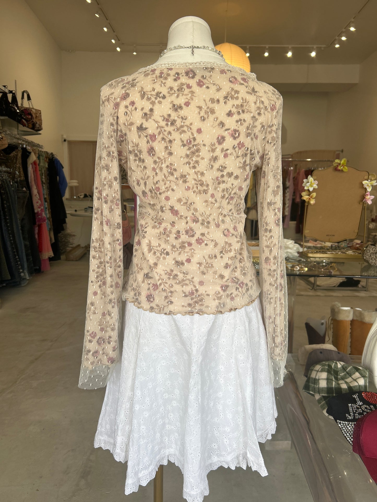 Oltre Floral Lace Longsleeve