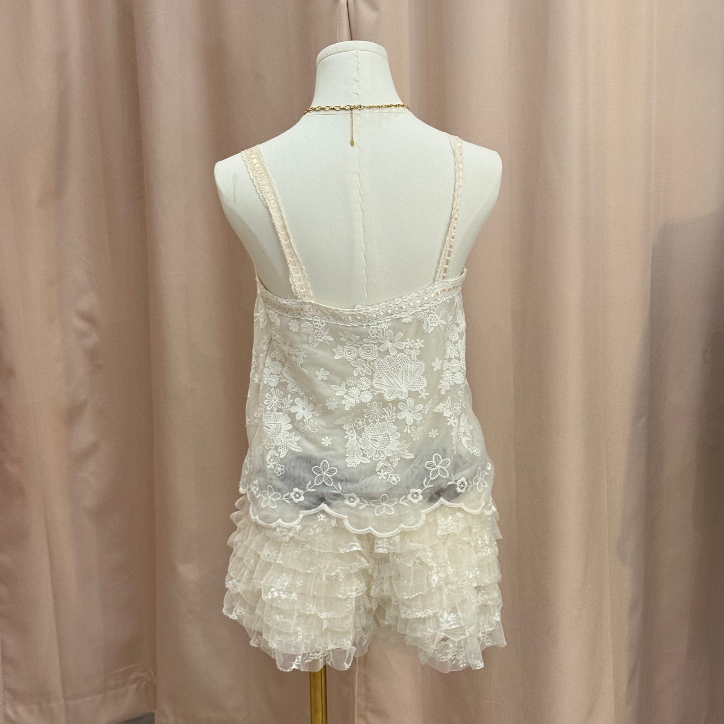 Forever New white lace top