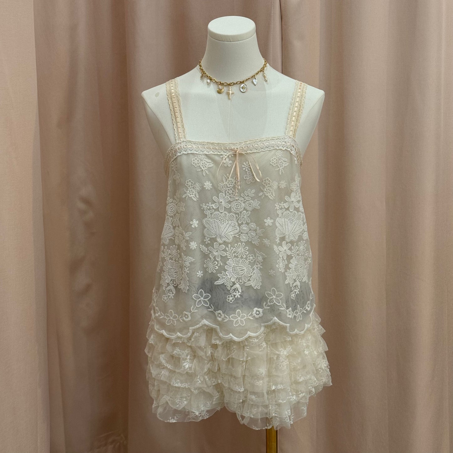 Forever New white lace top