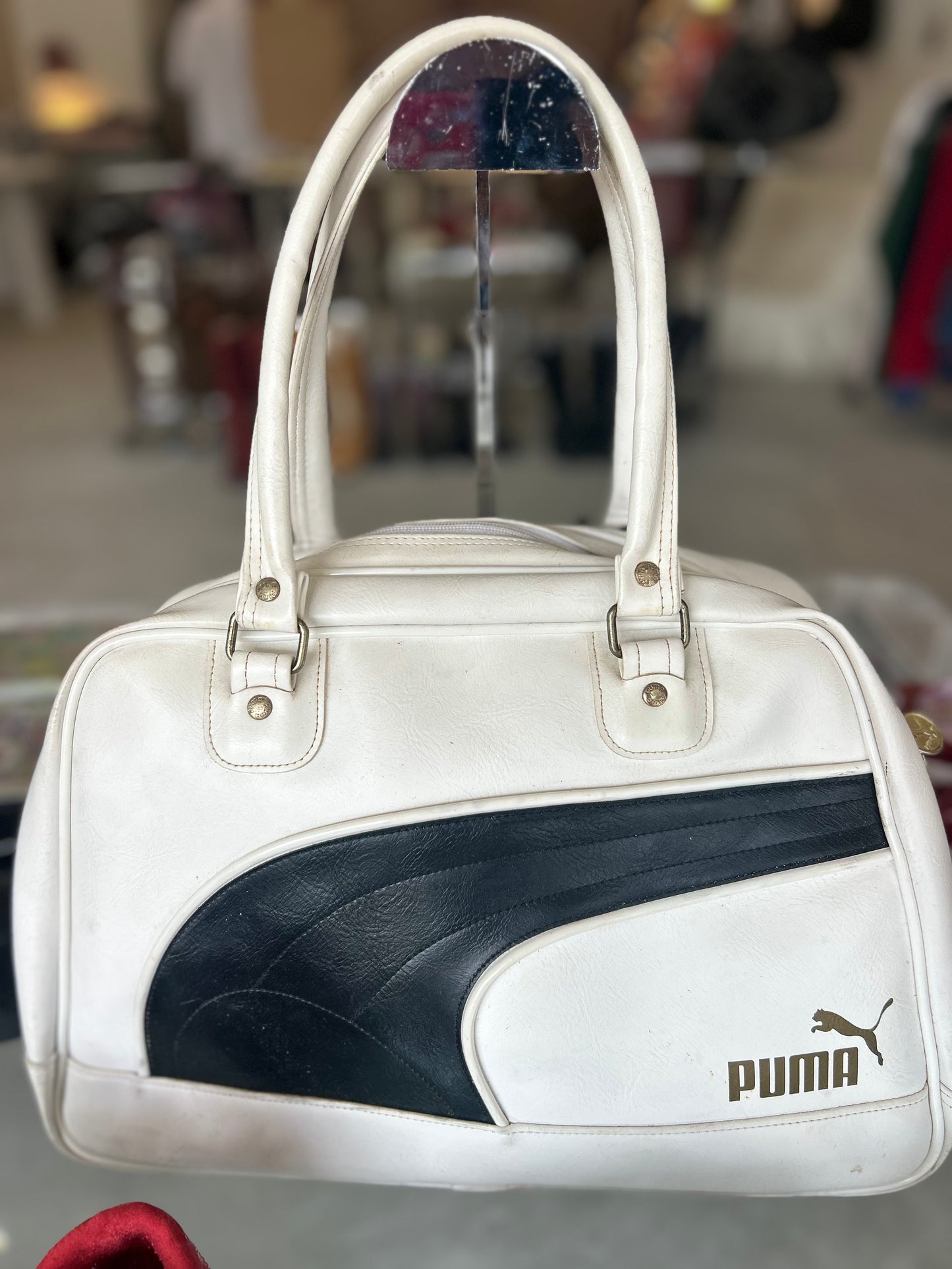 vintage puma bowling bag