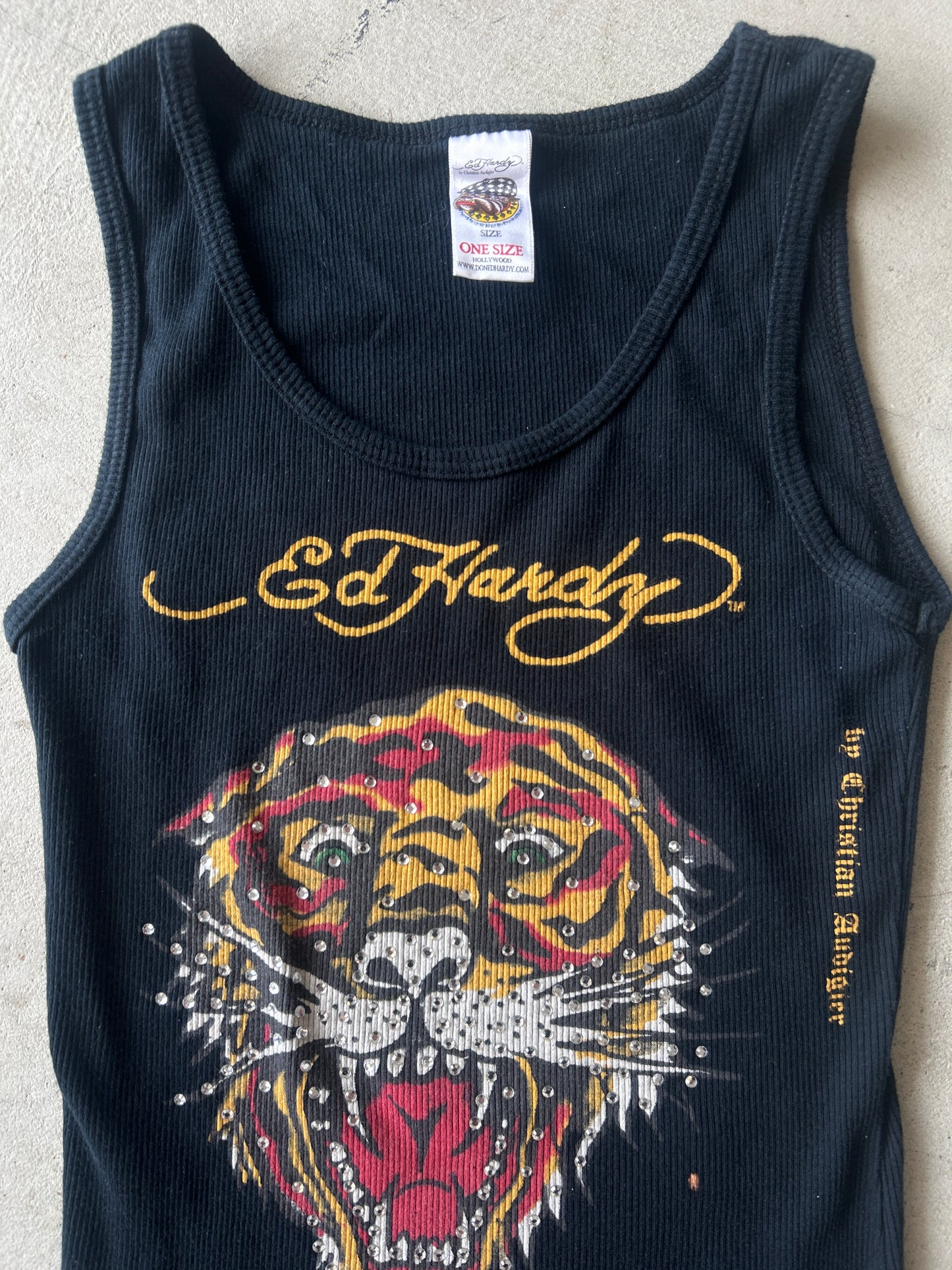 Ed Hardy Black Tiger Cami