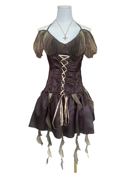 Dream Girl Brown Fairy Dress