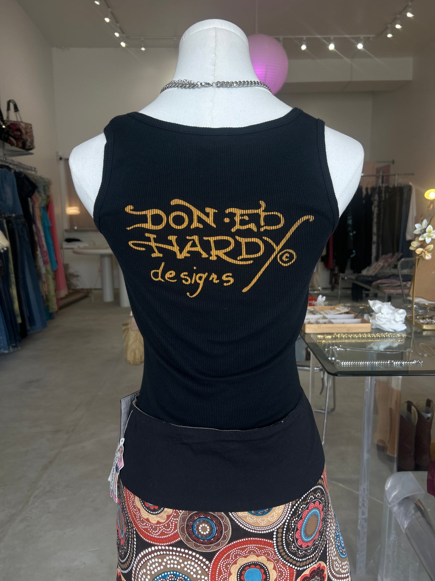 Ed Hardy Black Tiger Cami
