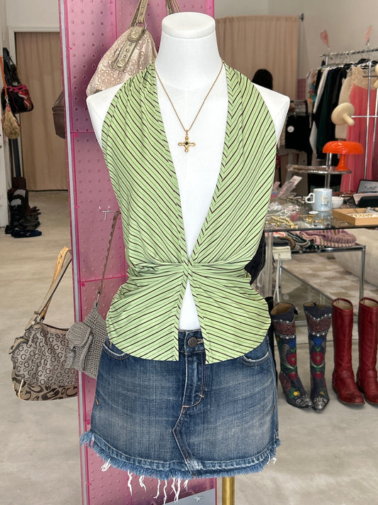 Aspirar green striped low v tank