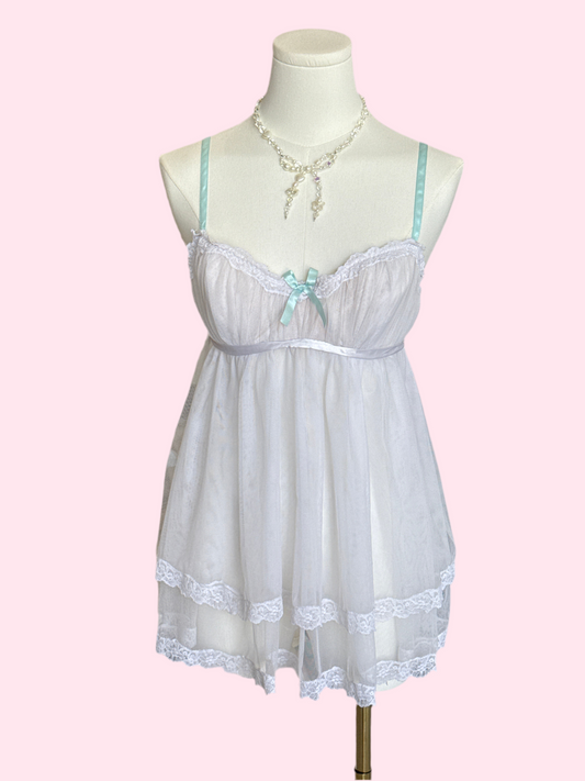 white babydoll slip