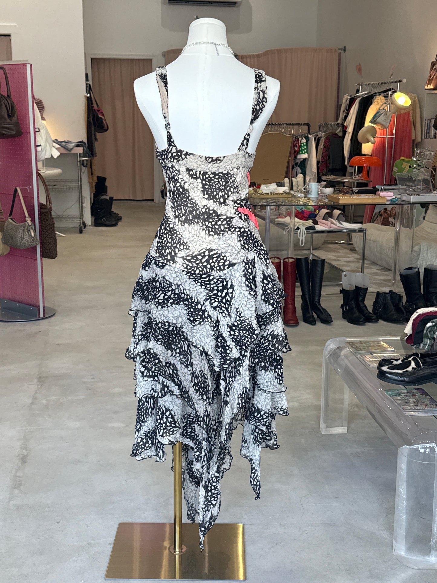 Sass&bide brown asymmetrical dress