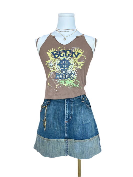 Been Kids Brown Logo Tank