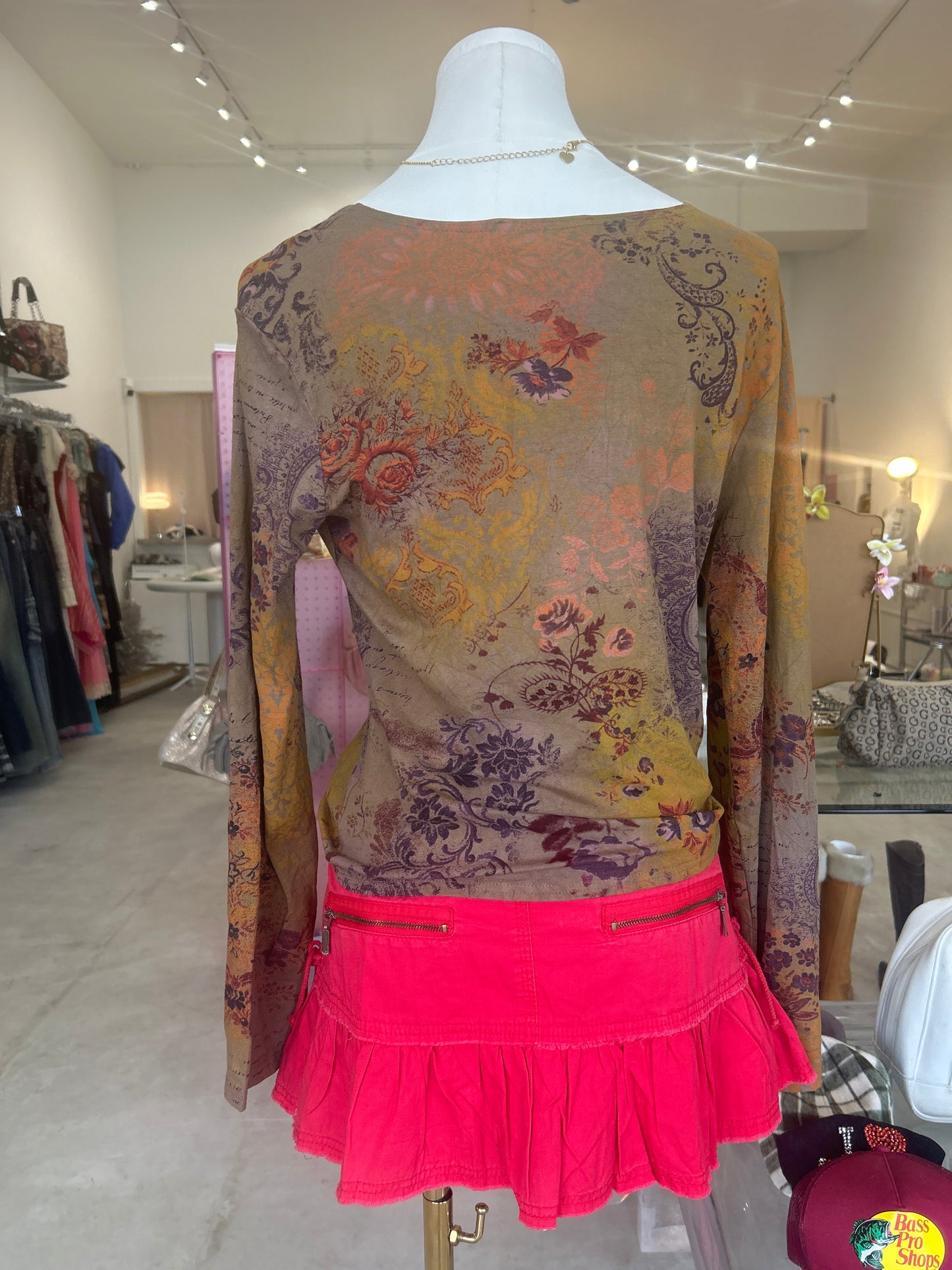 Figure Libre Floral Paisley Wrap Longsleeve