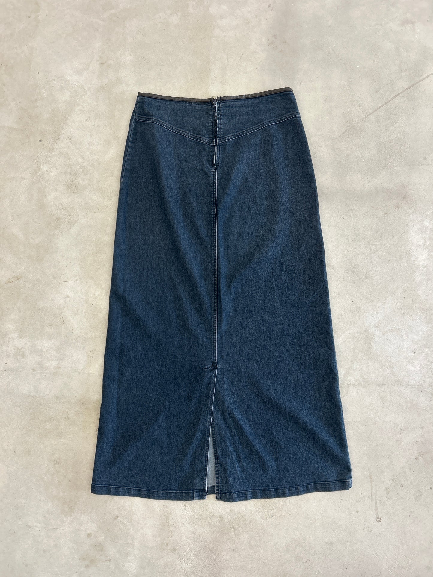 Vila denim maxi skirt