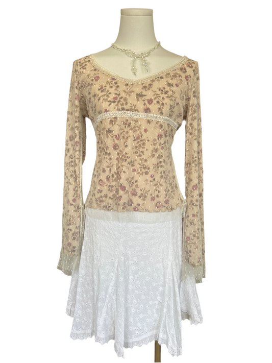 Oltre Floral Lace Longsleeve