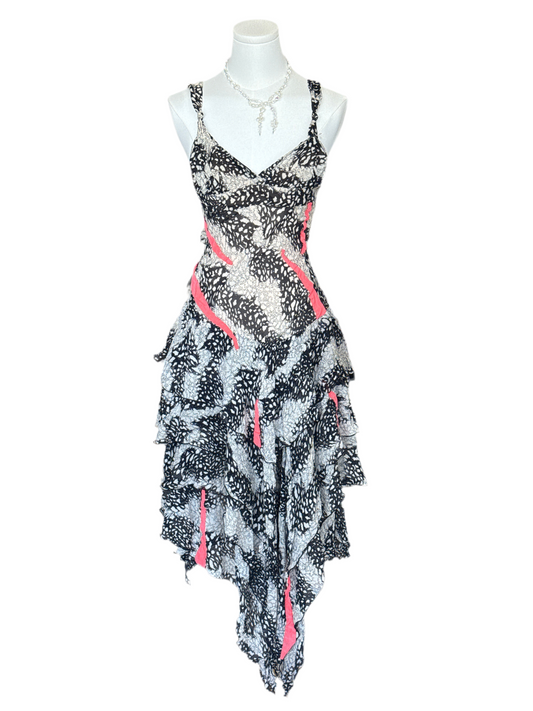 Sass&bide brown asymmetrical dress