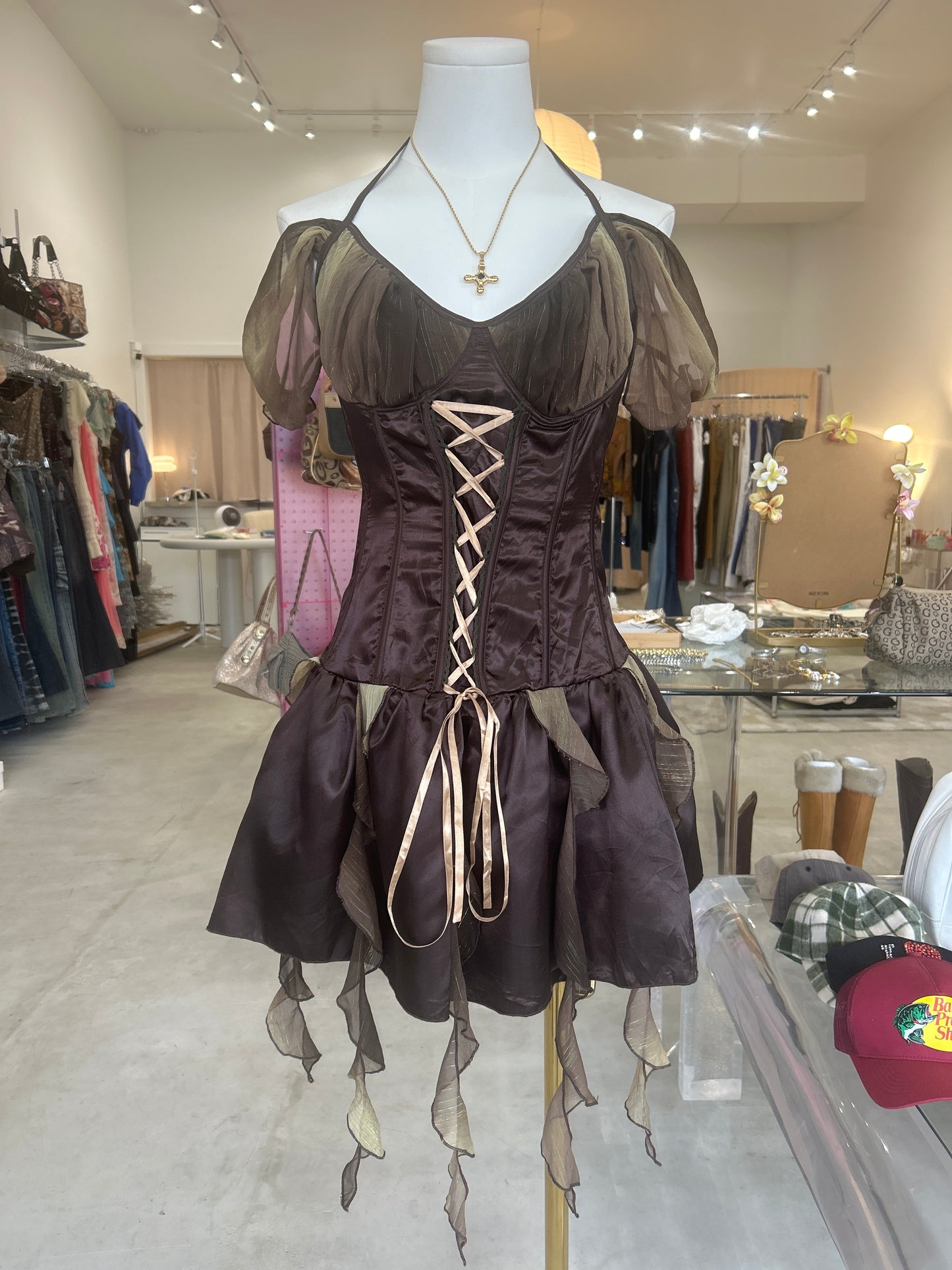 Dream Girl Brown Fairy Dress