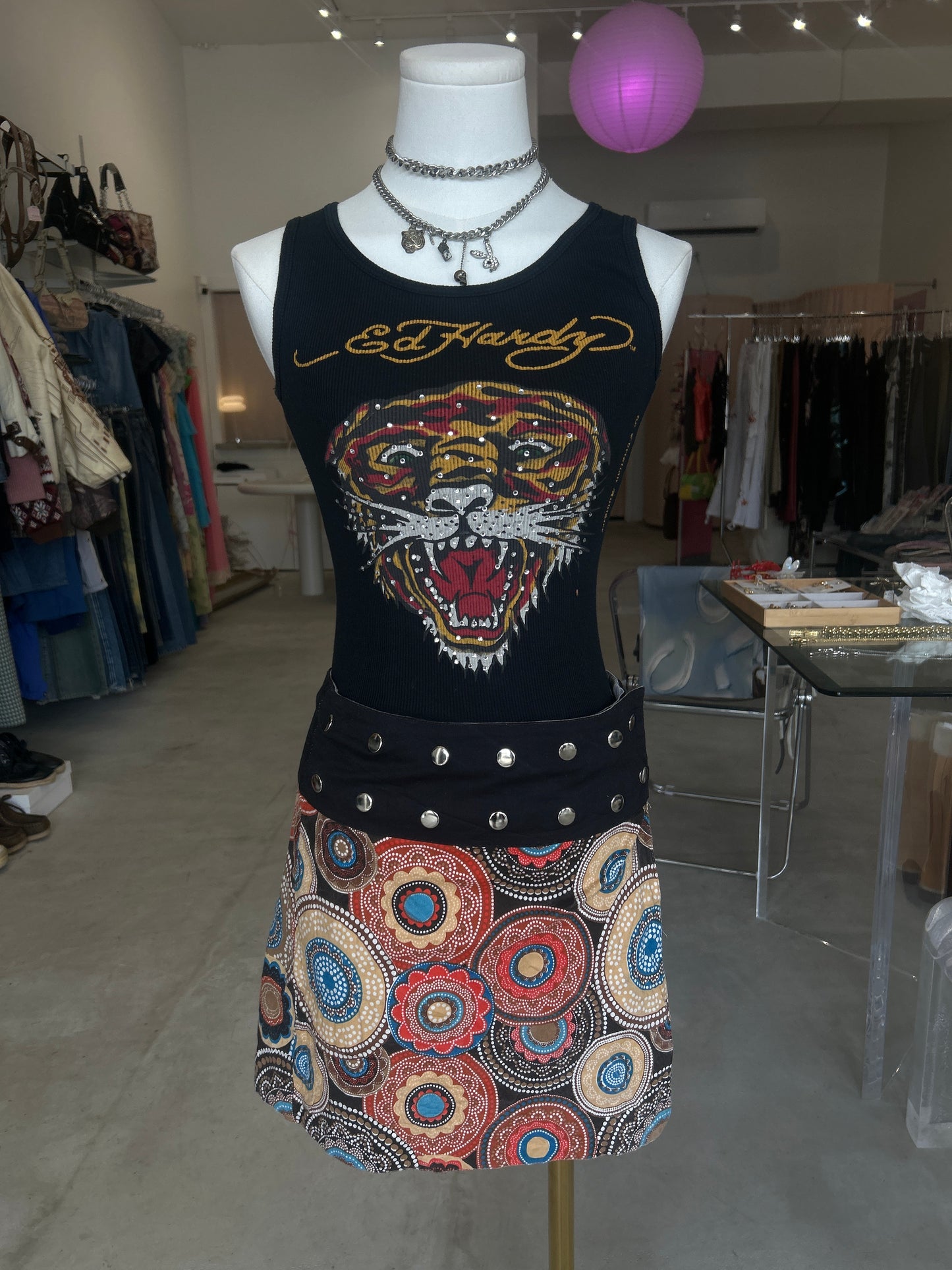 Ed Hardy Black Tiger Cami