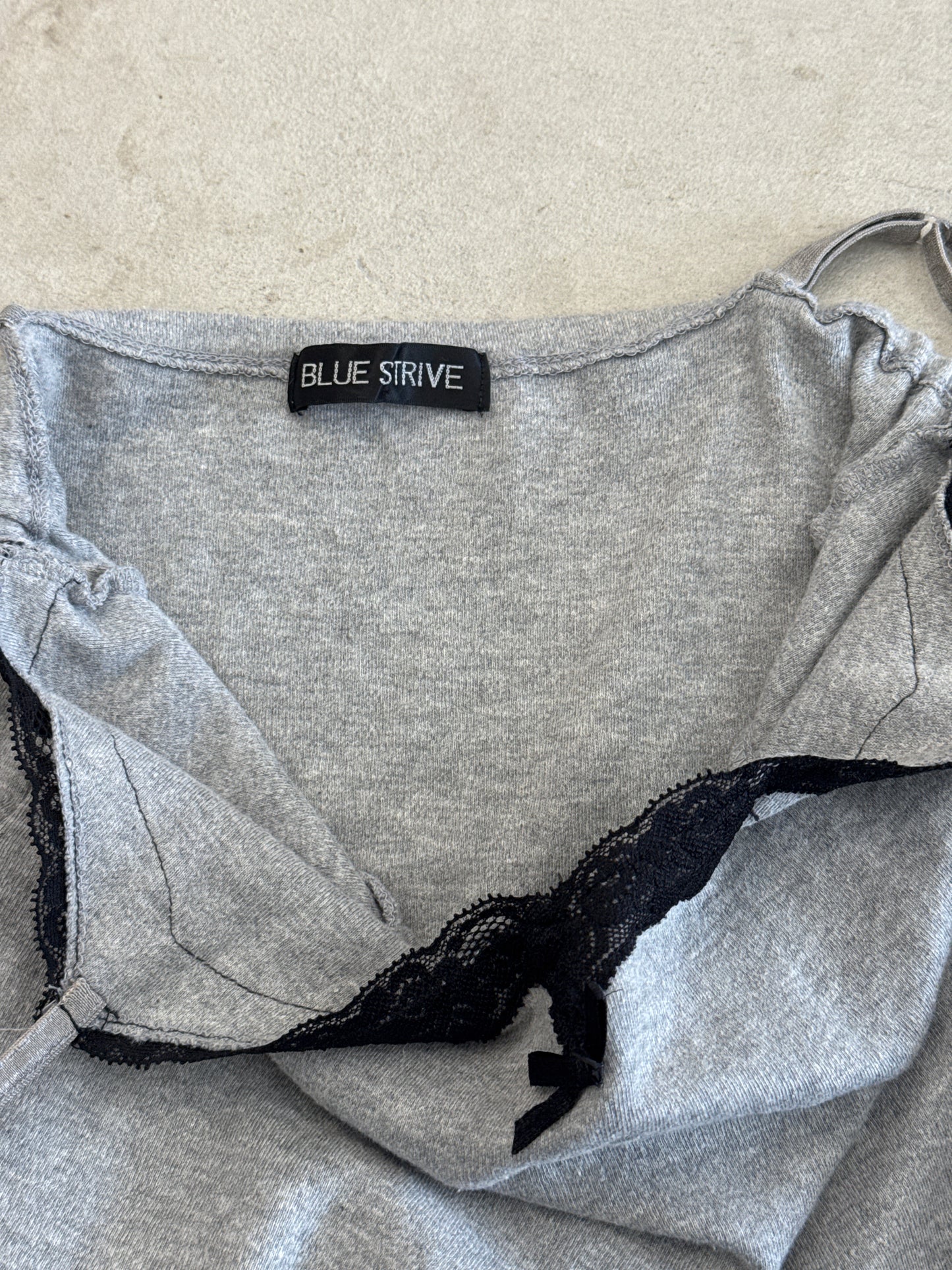 Perfect grey lace trim cami