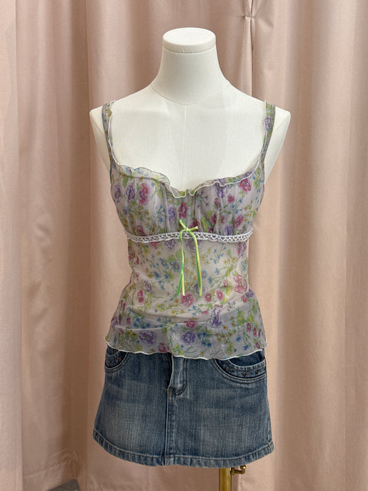 Intimissimi Floral Mesh Cami