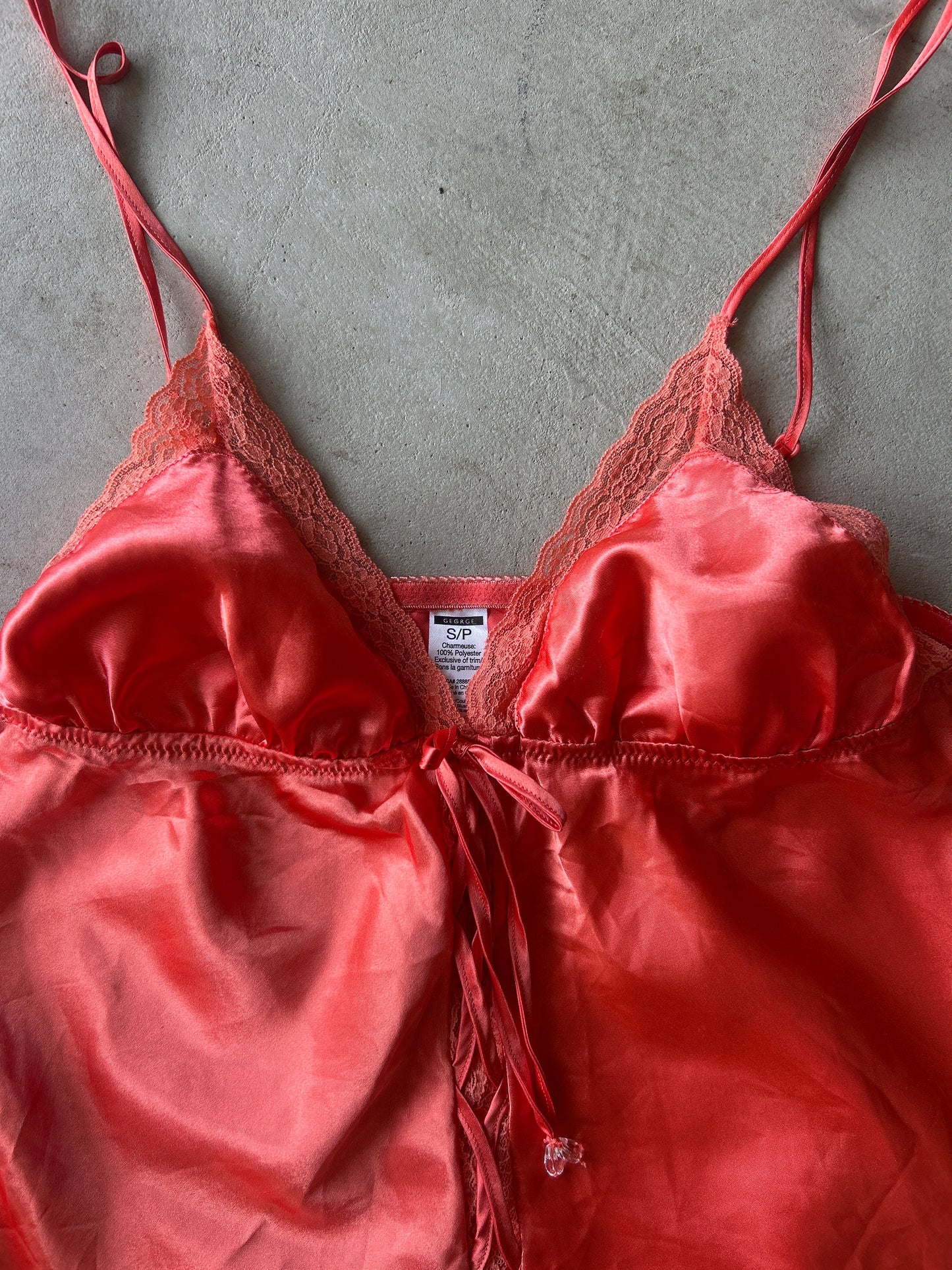 George Orange Lace Cami