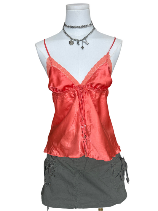 George Orange Lace Cami