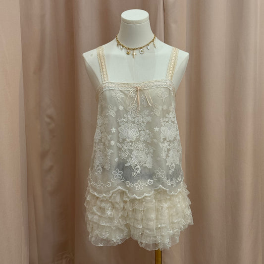 Forever New white lace top