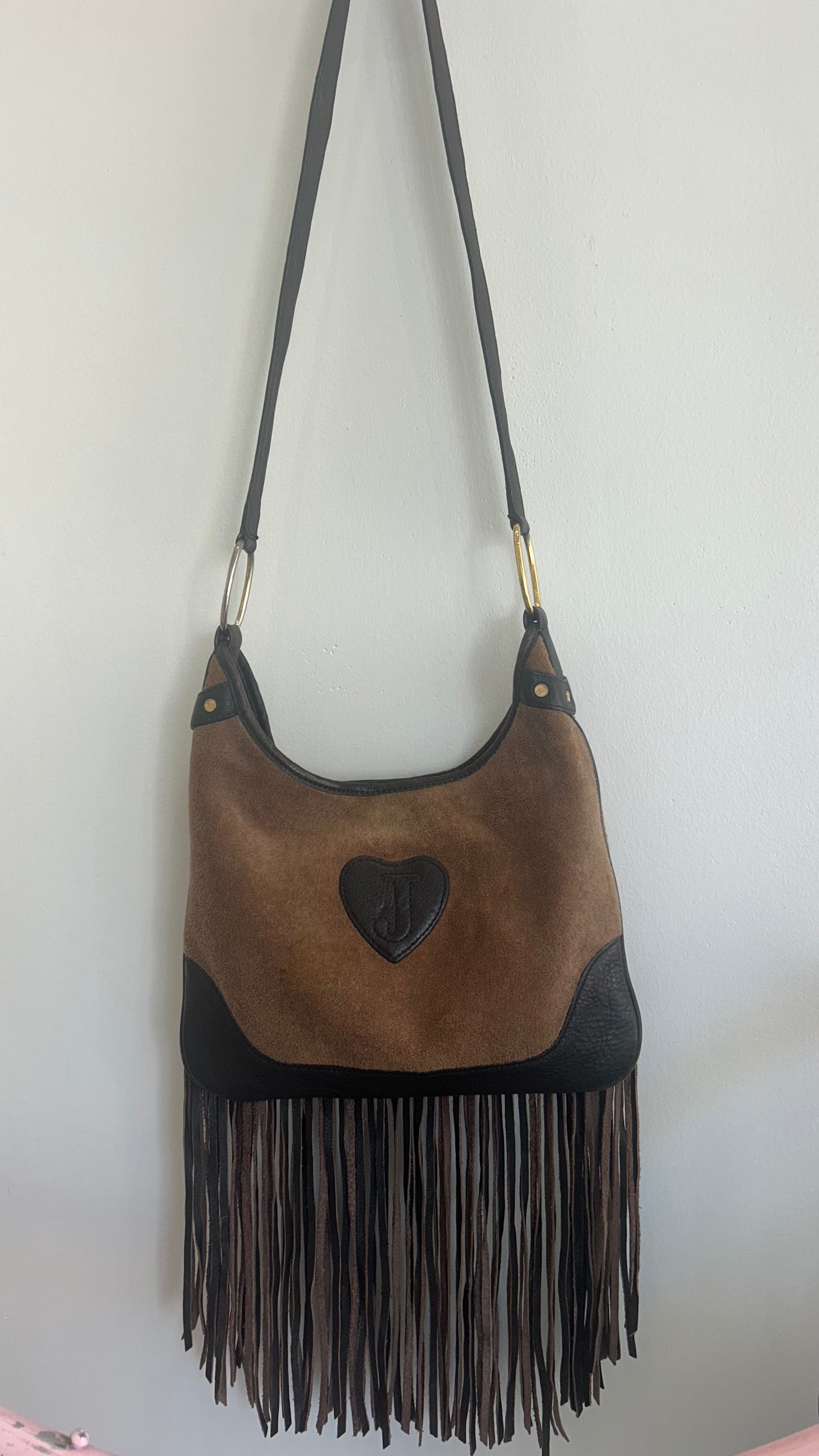 brown juicy couture fringe bag